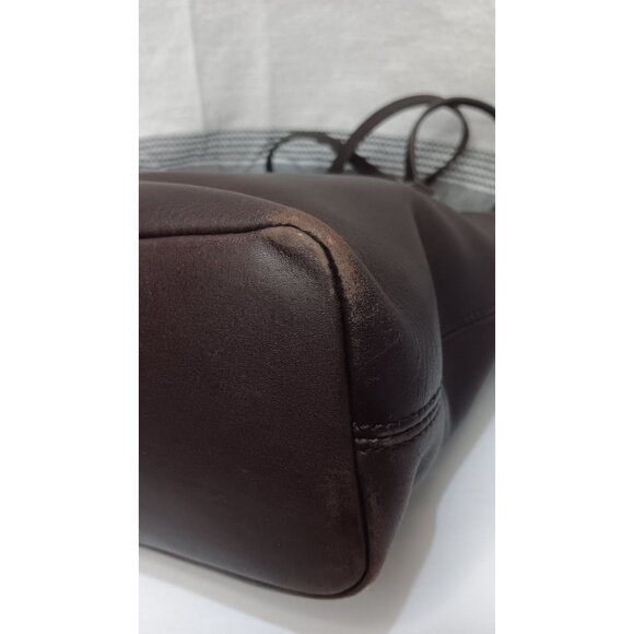 Coach Brown Leather Legacy 9803 Vintage Classic United States Bucket Handbag - Picture 8 of 11